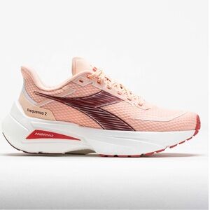 Diadora Women's Athletic Shoes in Pink and White